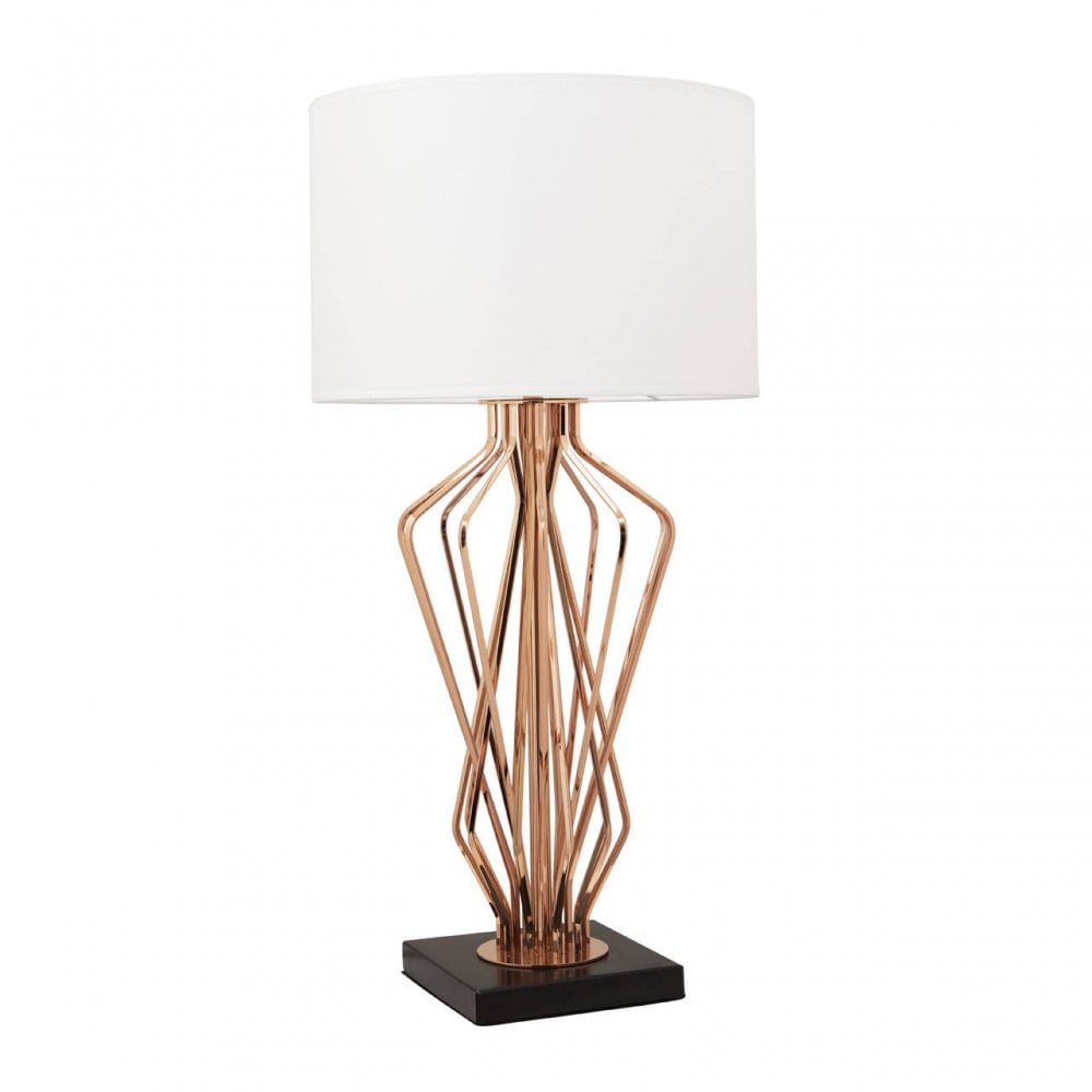 Kensington Townhouse White Shade Table Lamp