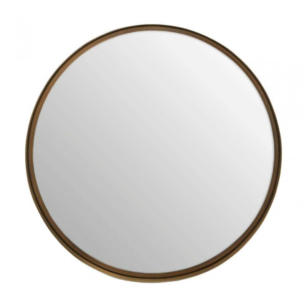 Leonov Medium Gold Finish Wall Mirror