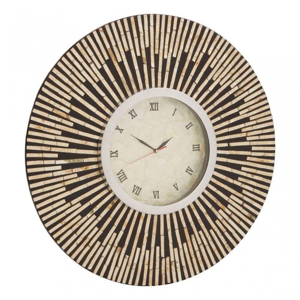 Palu Black And Gold Wall Clock