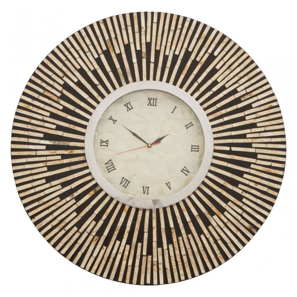 Palu Black And Gold Wall Clock