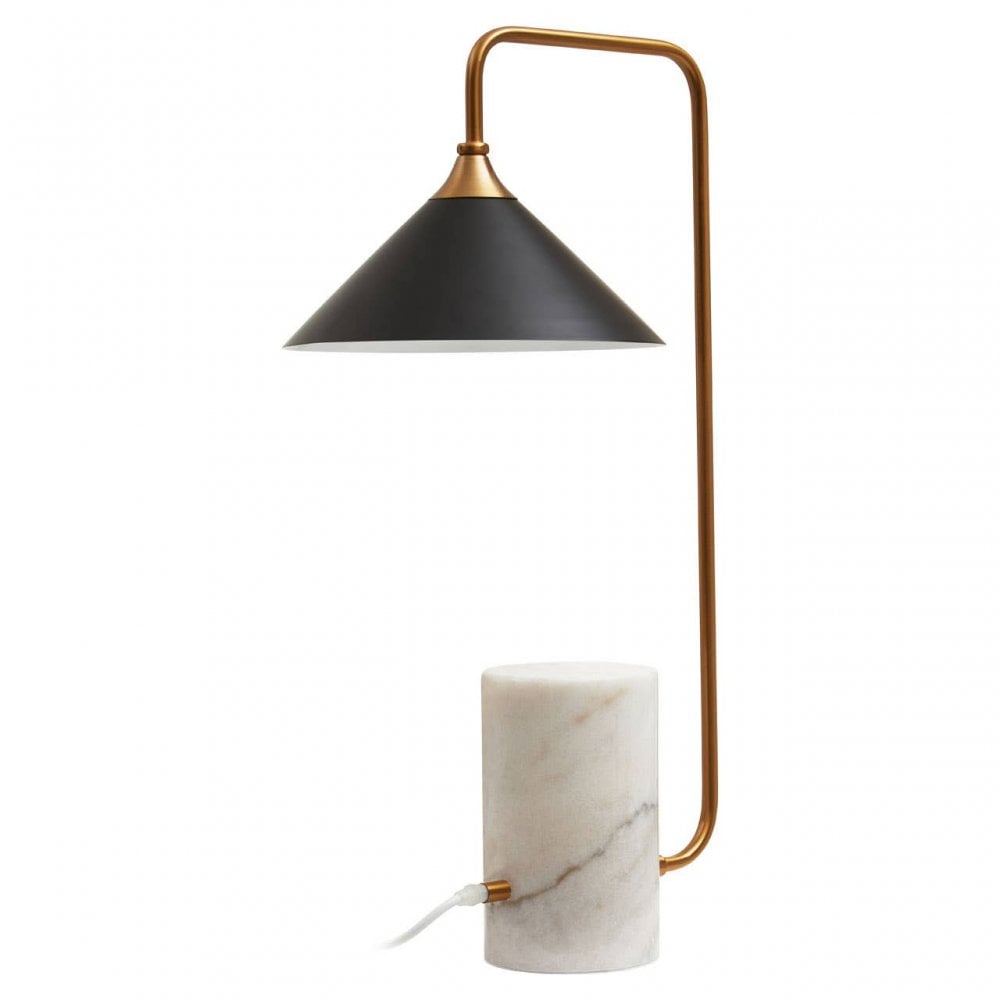 Marmo Black Shade Table Lamp