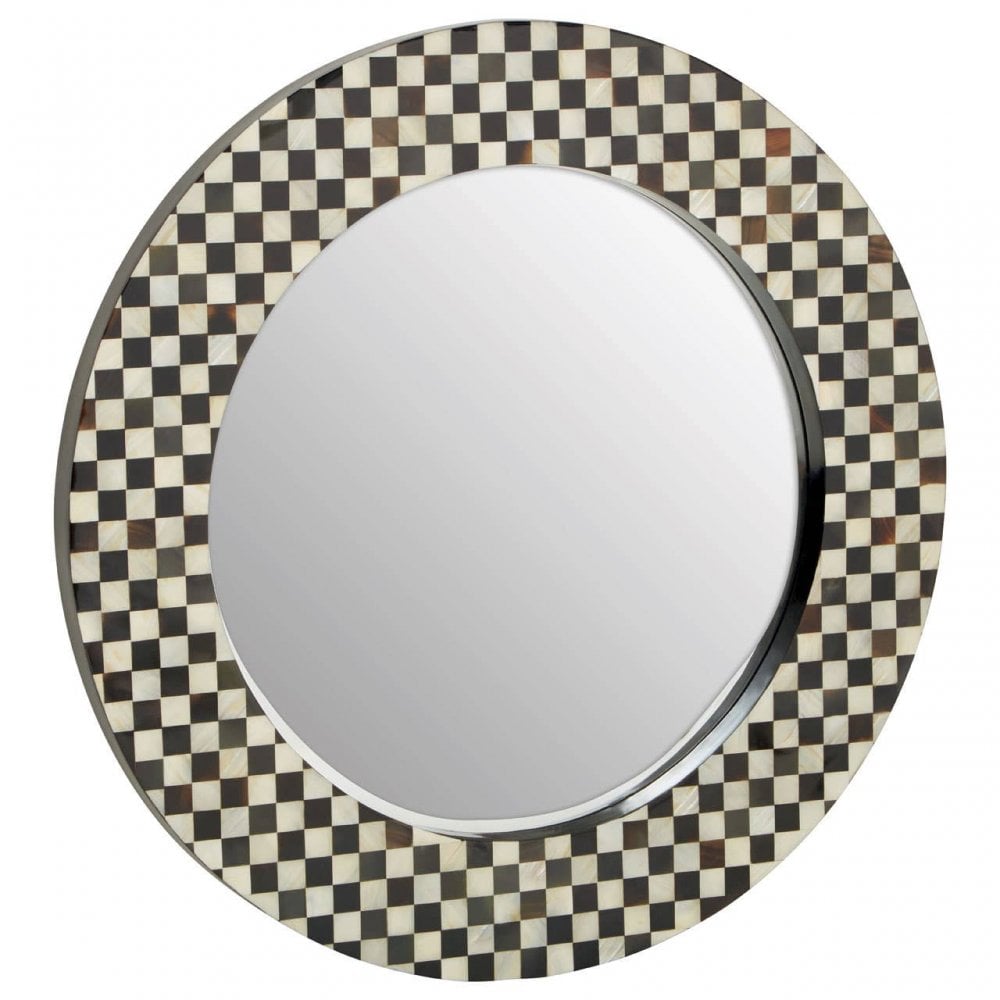 Obra Round Assorted Shell Wall Mirror