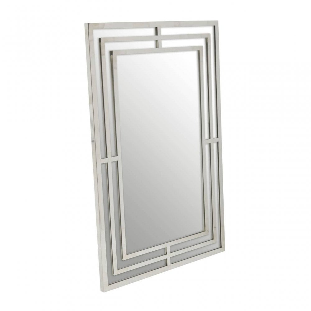 Avelino Silver Frame Wall Mirror