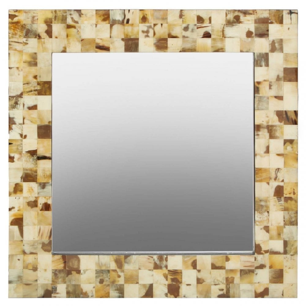 Obra Cream Shell Wall Mirror