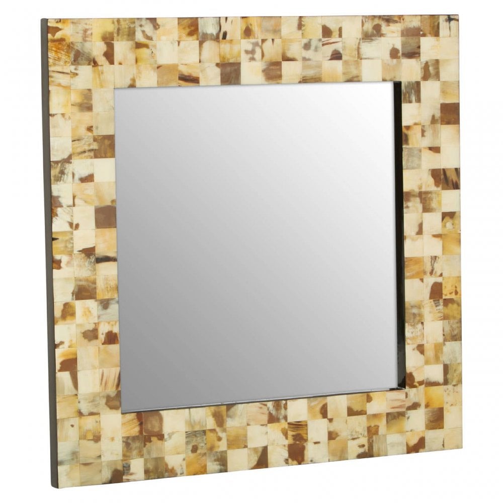 Obra Cream Shell Wall Mirror