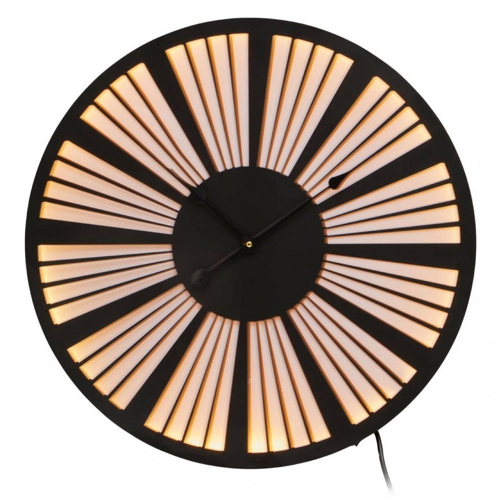 Genova Small Black And White Wall Clock