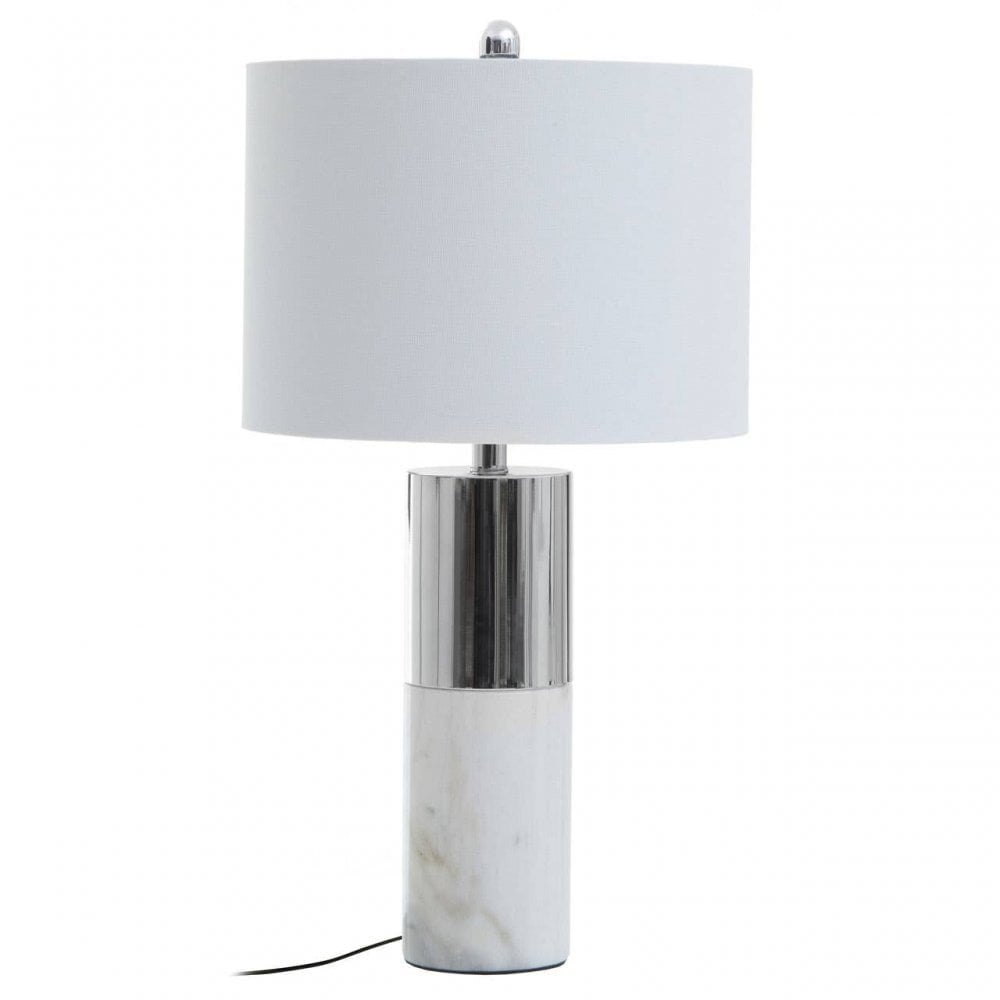 Eben Chrome Base Table Lamp