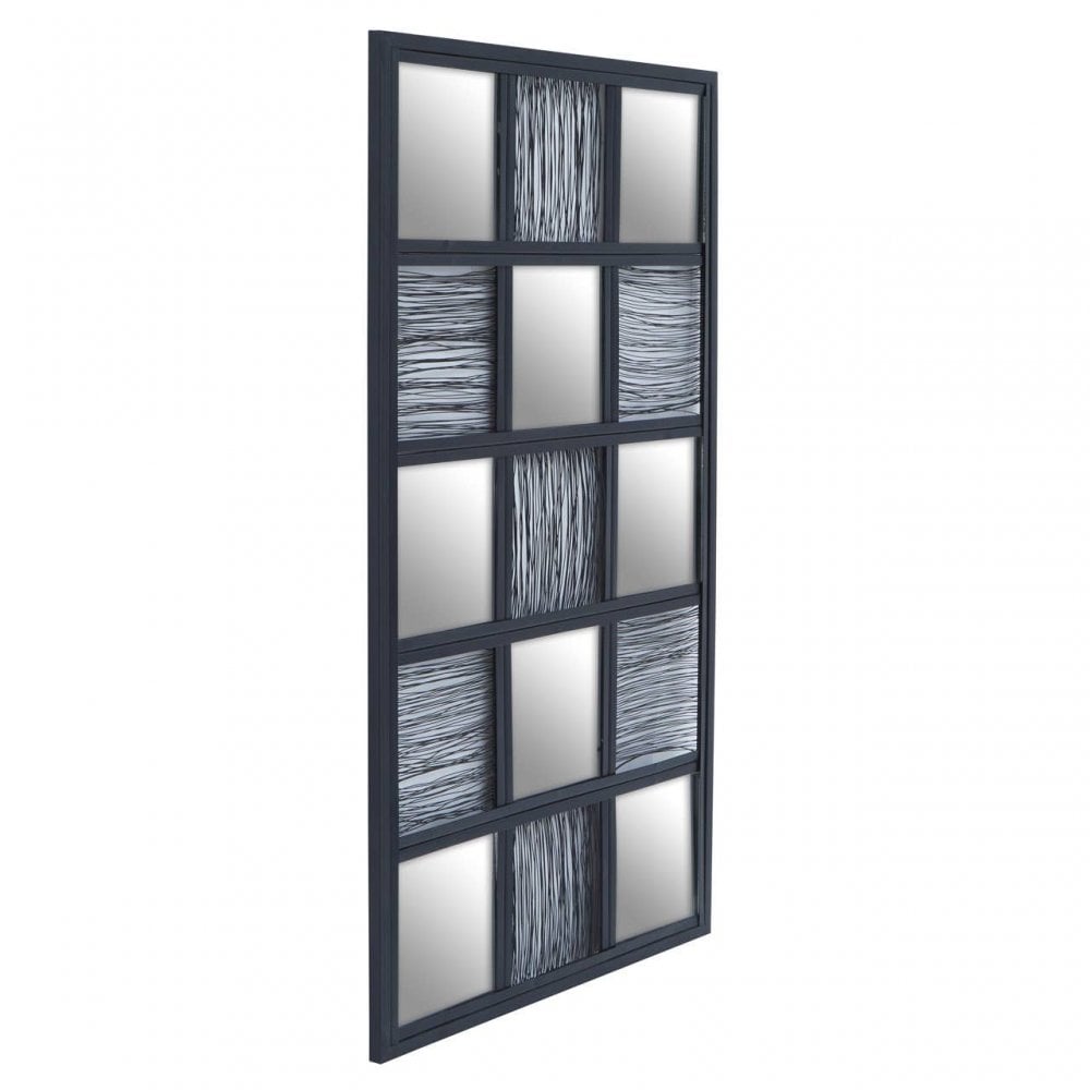 Enzo Black Wire Wall Mirror