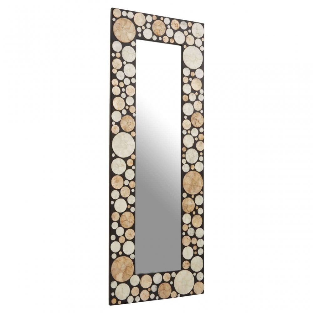 Palu Large Black White And Gold Wall Mirror