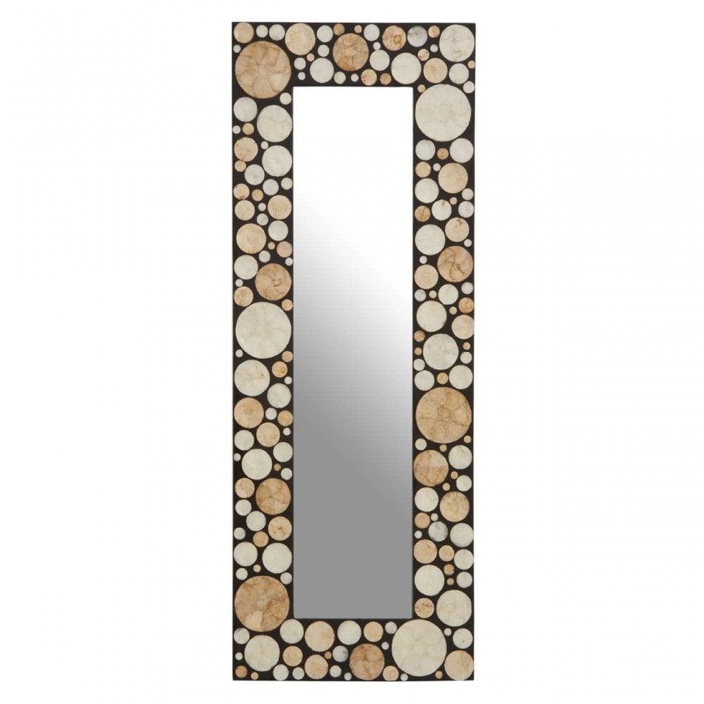 Palu Large Black White And Gold Wall Mirror