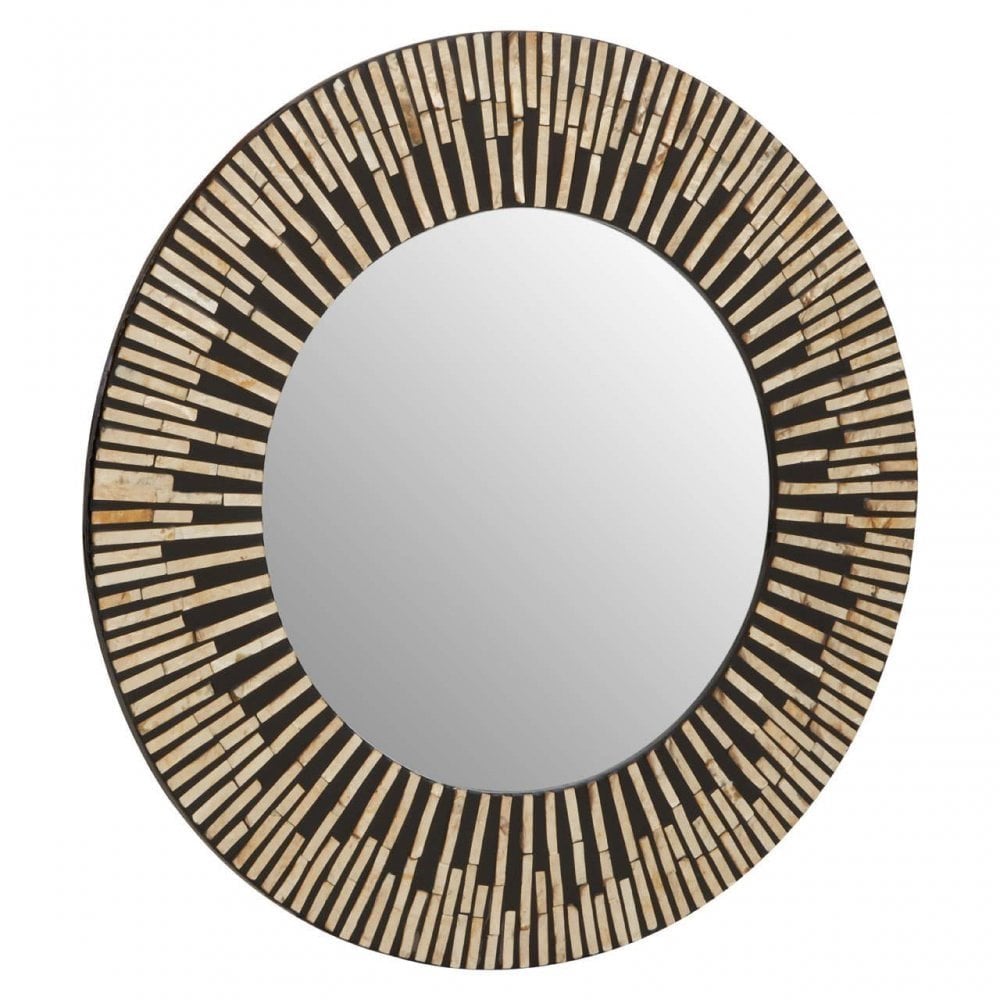 Palu Arise Black And Gold Wall Mirror