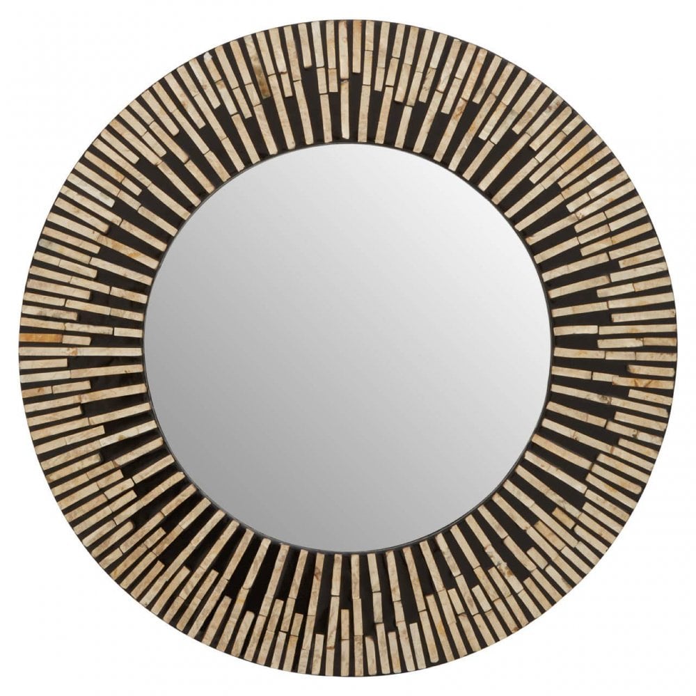 Palu Arise Black And Gold Wall Mirror