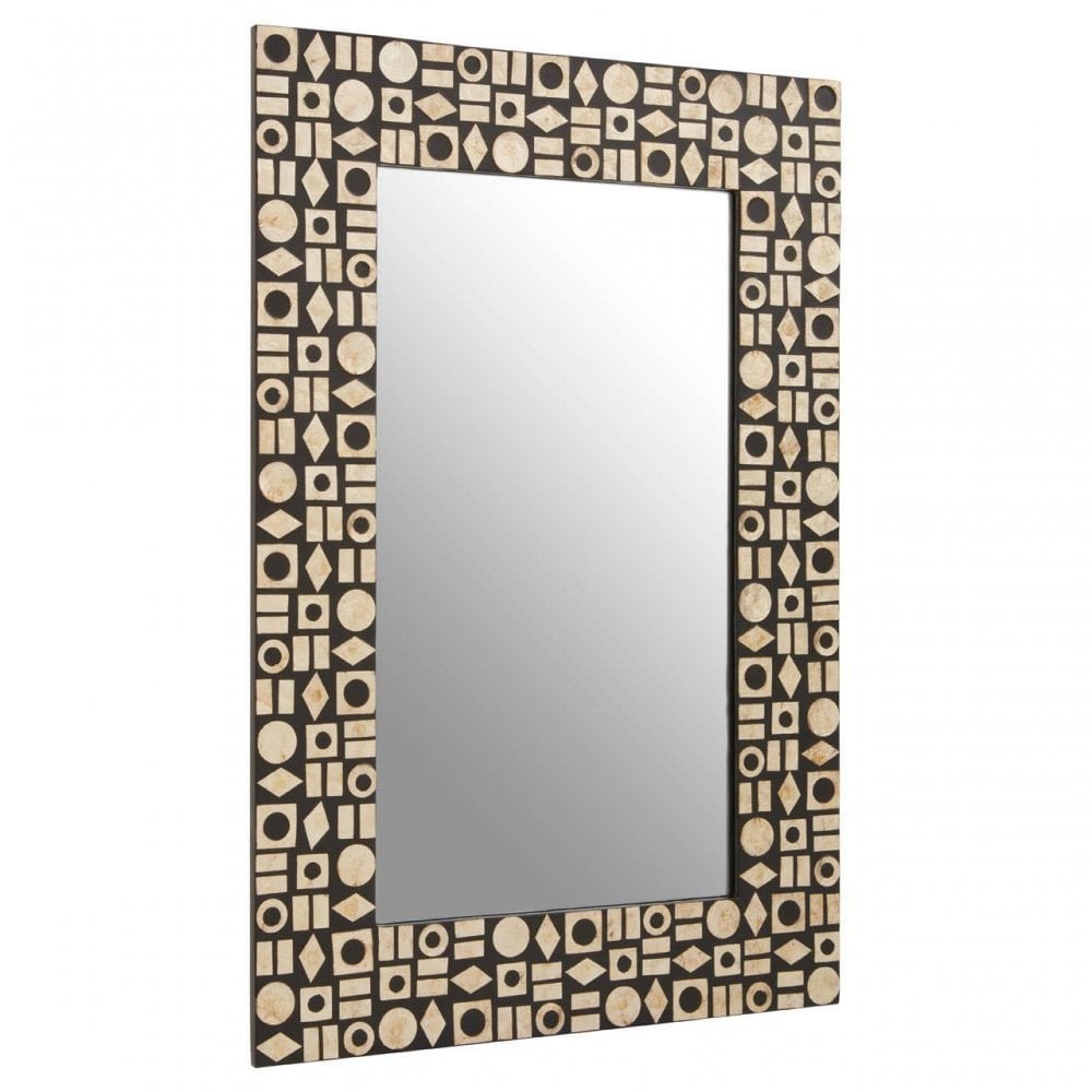 Palu Black And Gold Wall Mirror