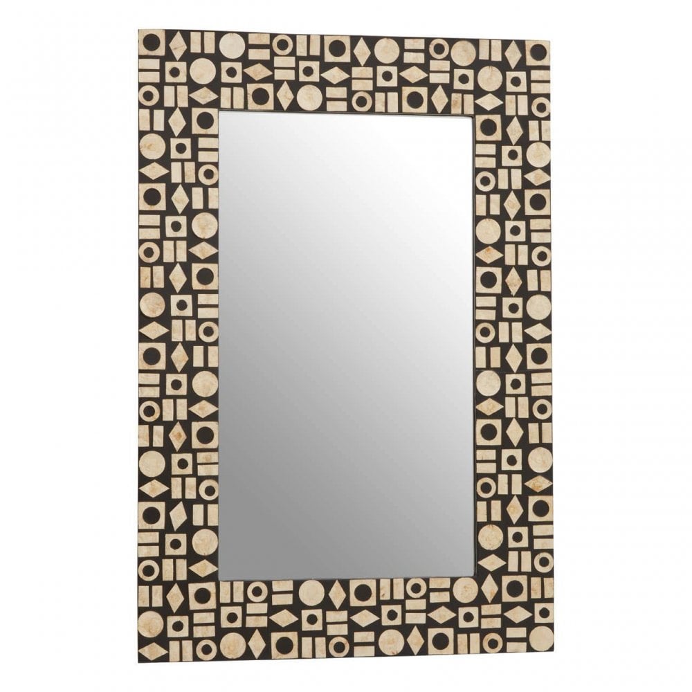 Palu Black And Gold Wall Mirror