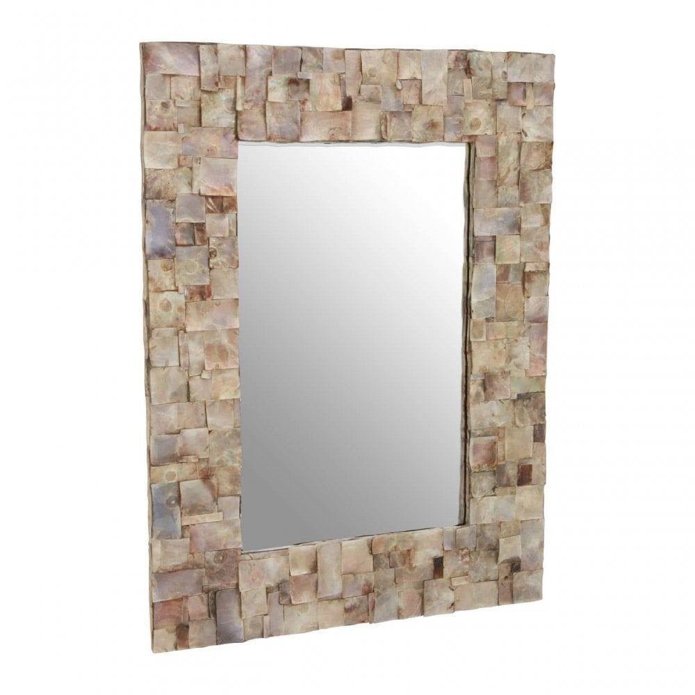 Palu Natural Shell Wall Mirror