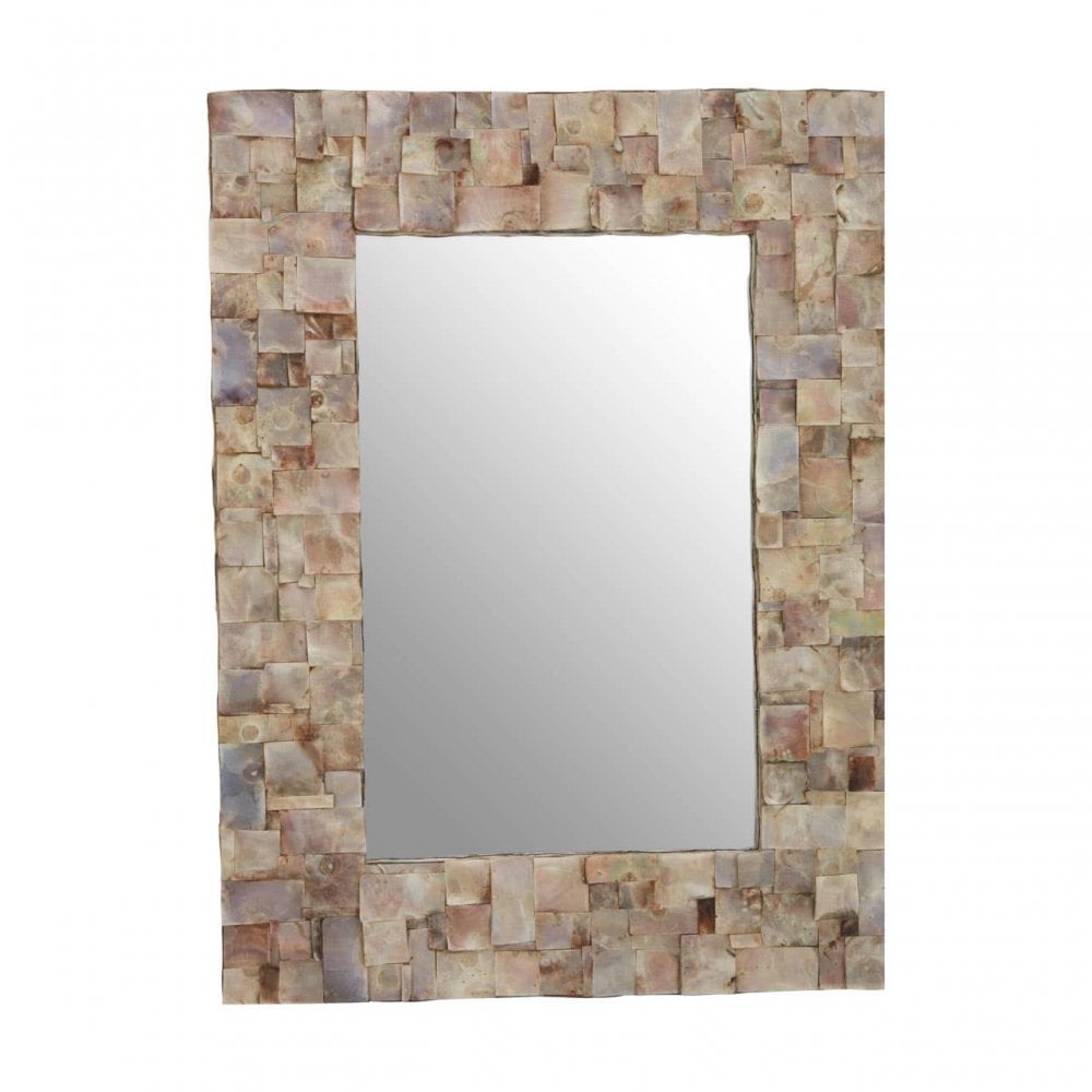 Palu Natural Shell Wall Mirror