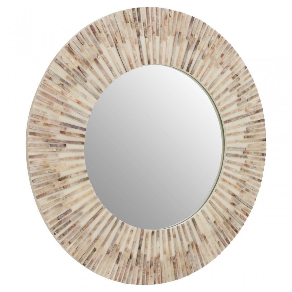 Palu Natural Shell Arise Wall Mirror