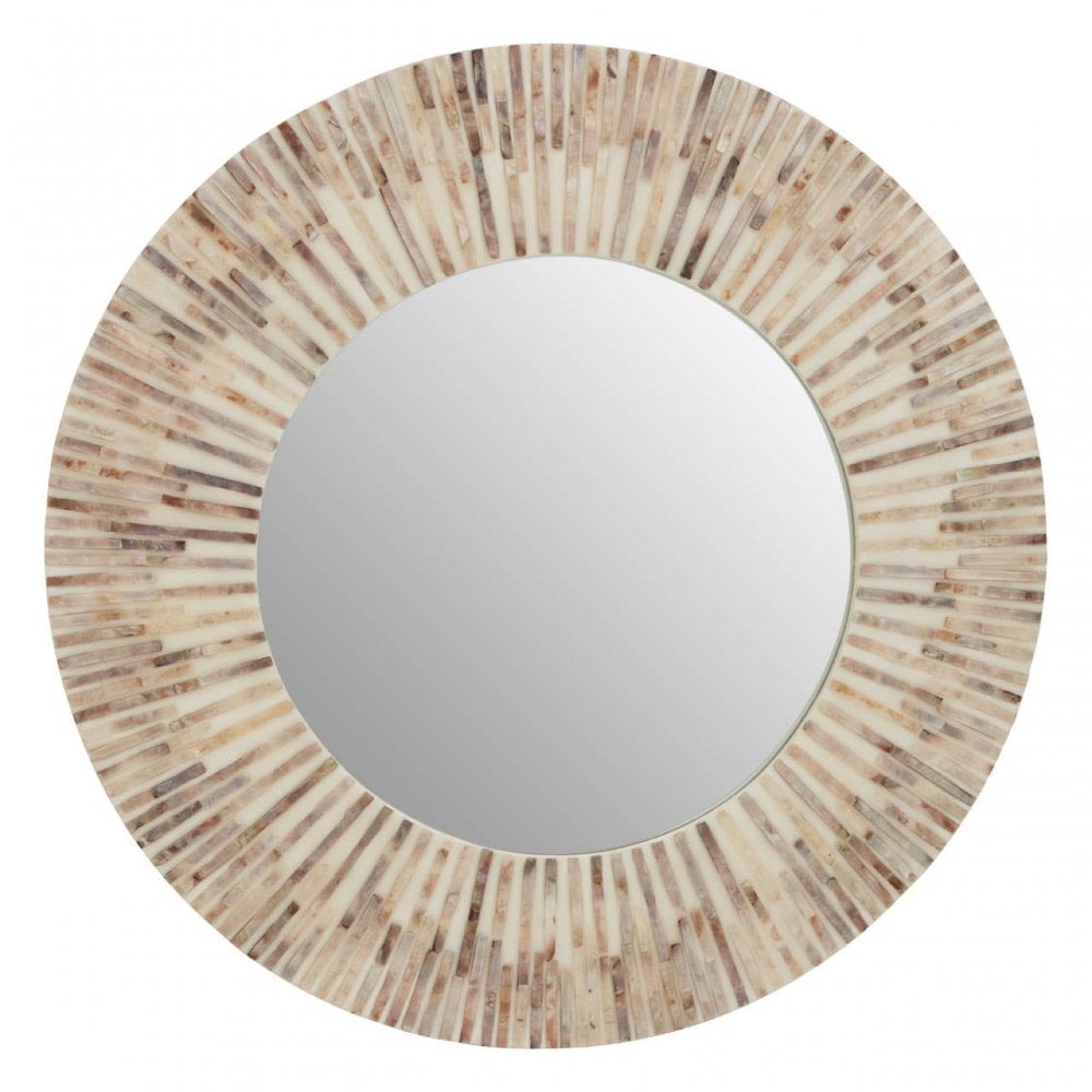 Palu Natural Shell Arise Wall Mirror