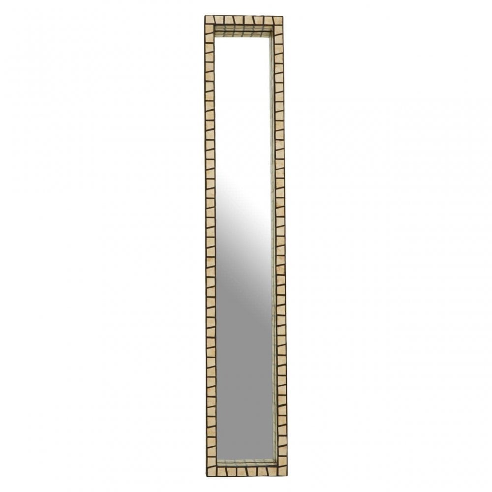 Palu Black And Gold Cm Cracking Wall Mirror