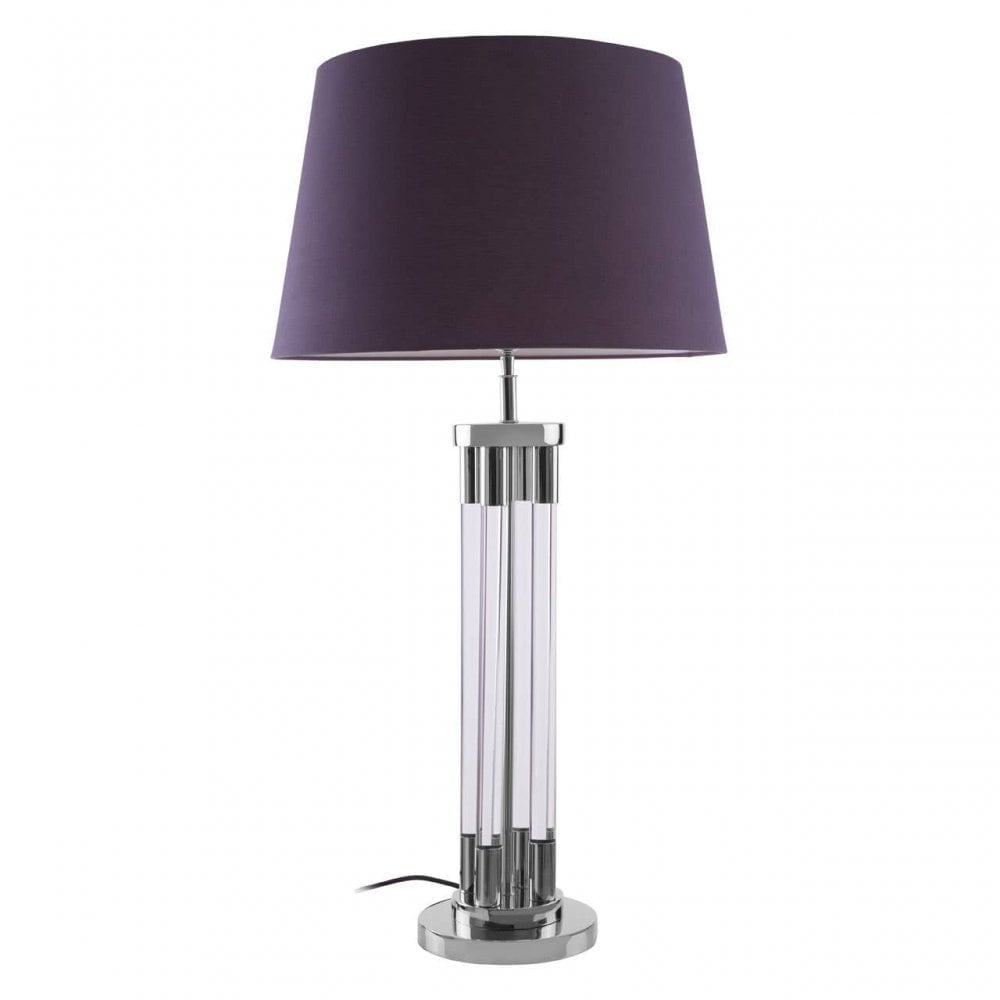 Skye Table Lamp With Tubular Acrylic Base