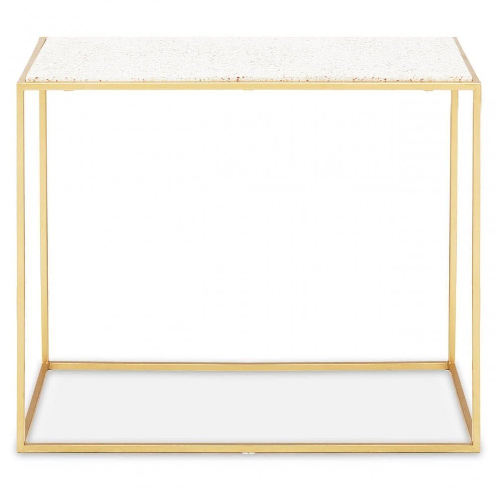 Templar Gold Finish Console Table