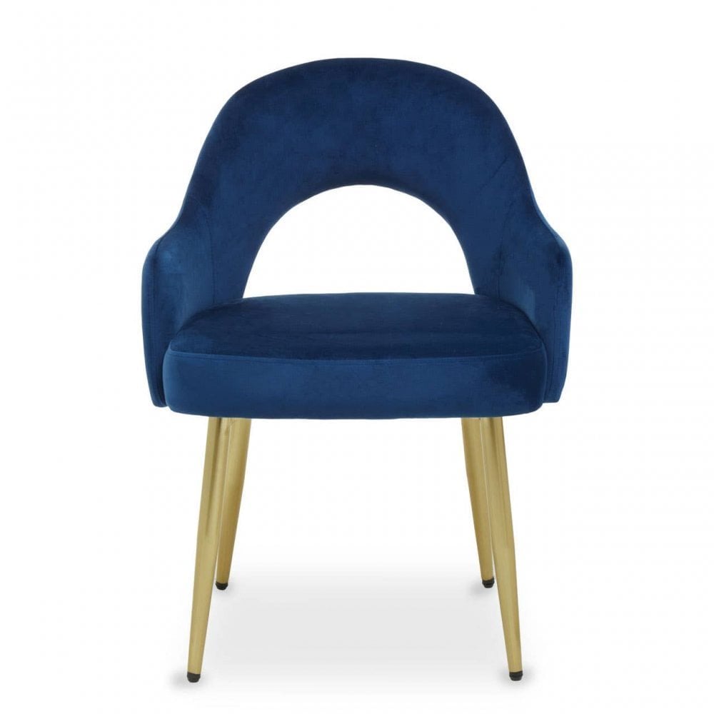 Dani Midnight Velvet Dining Chair