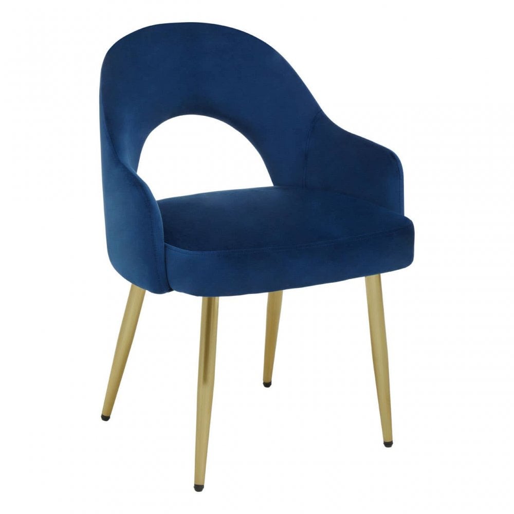 Dani Midnight Velvet Dining Chair