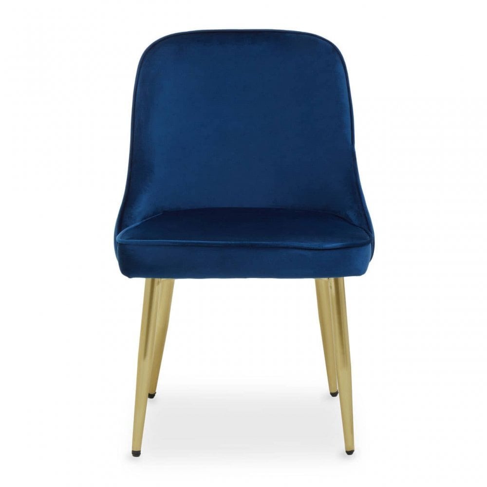 Demi Midnight Velvet Dining Chair