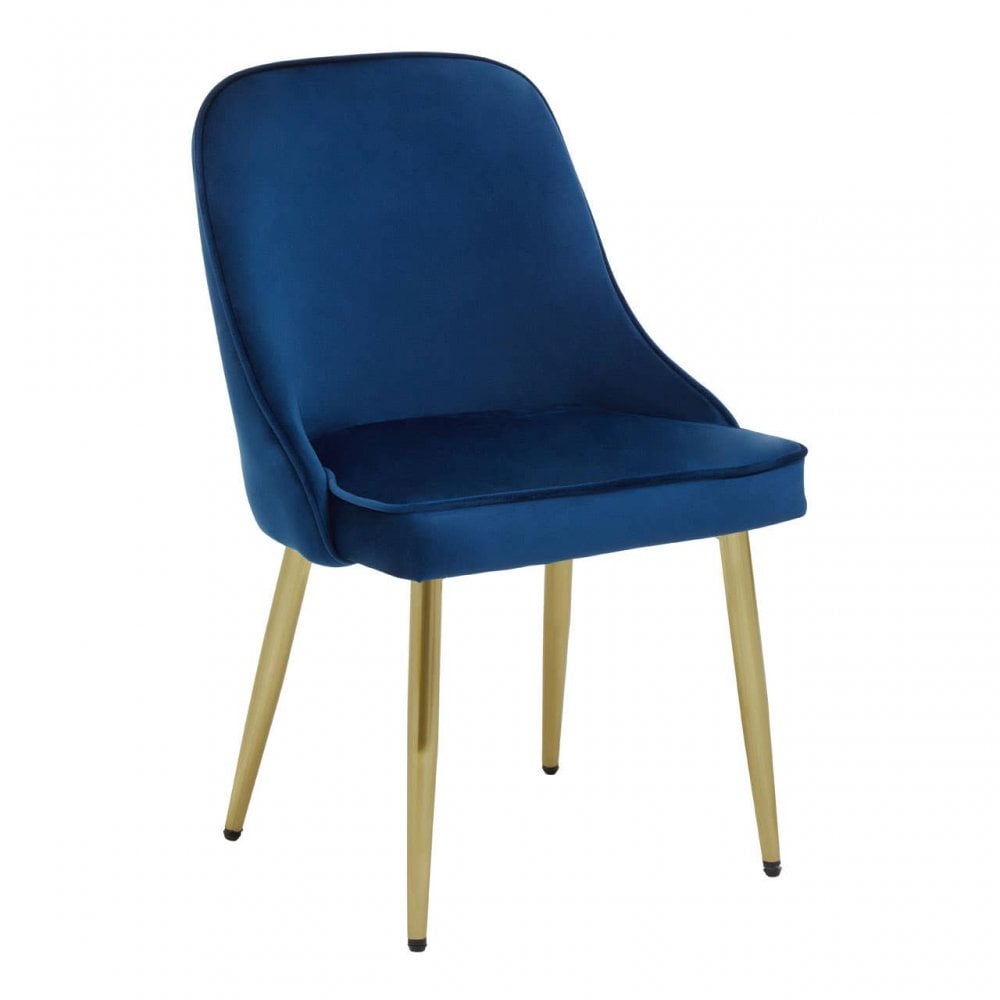 Demi Midnight Velvet Dining Chair