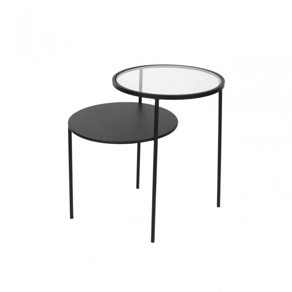 Trento Clear Glass End Table