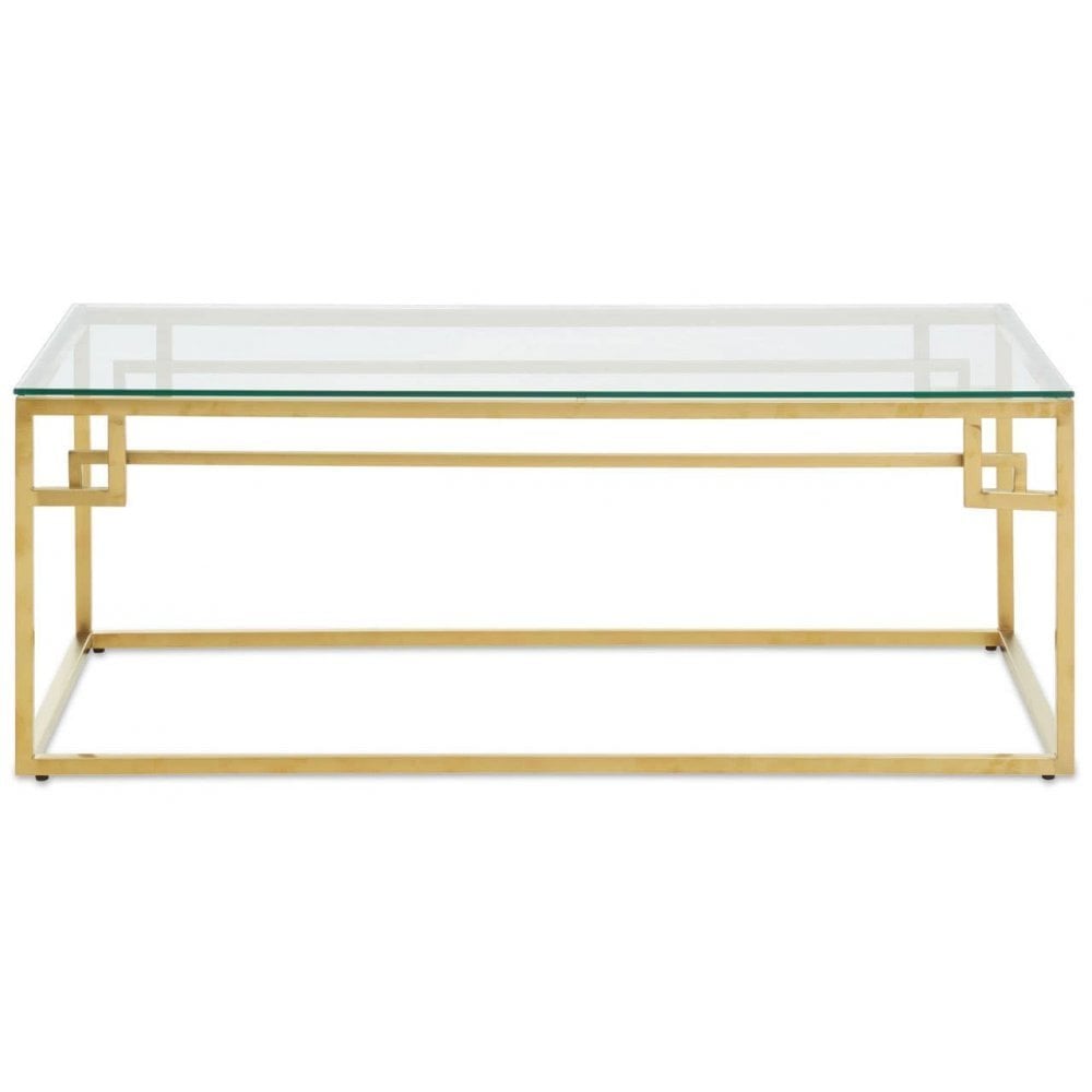 Allure Gold Brushed Coffee Table