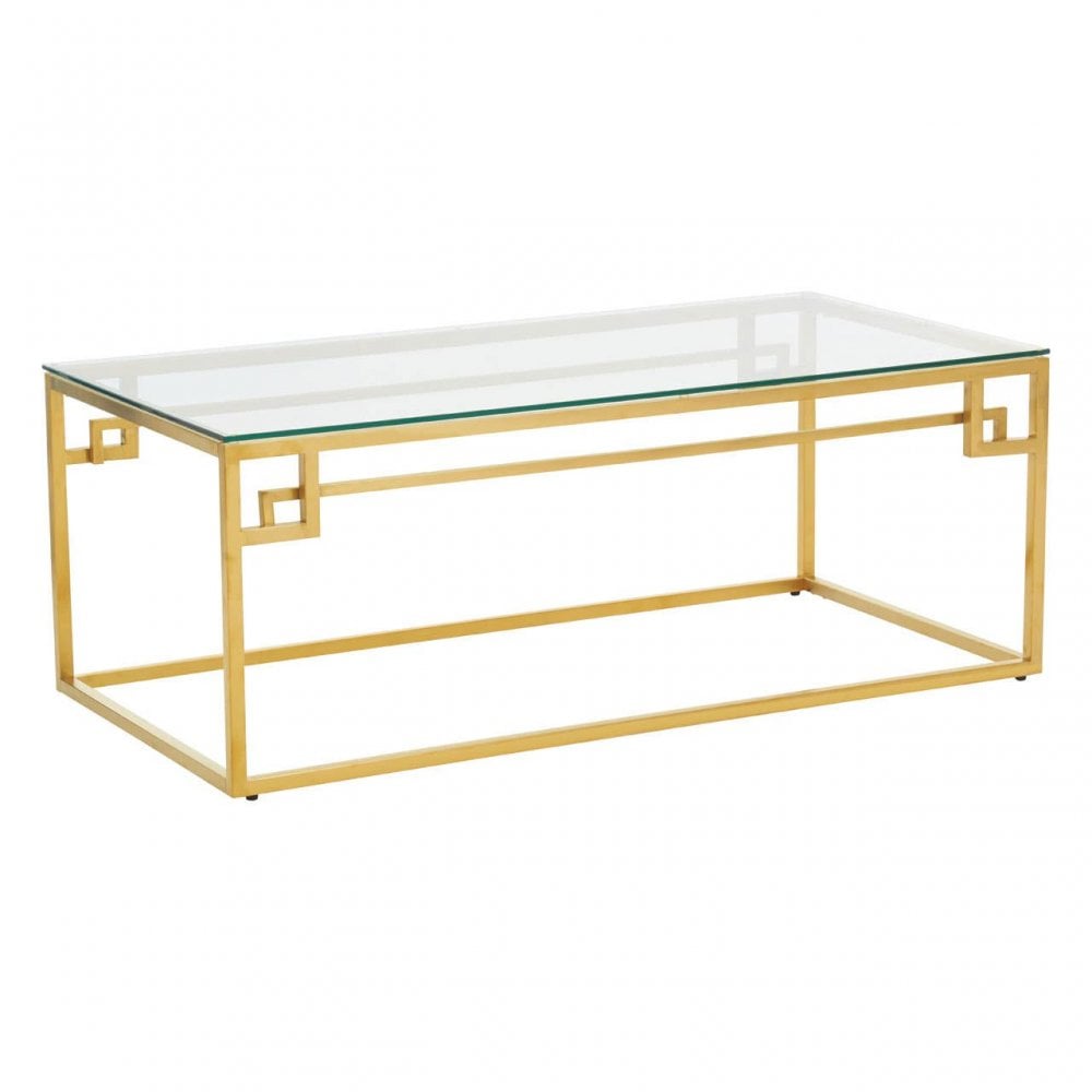 Allure Gold Brushed Coffee Table