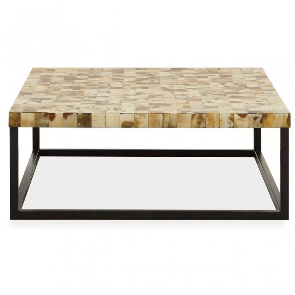 Obra Cream Shell Square Coffee Table