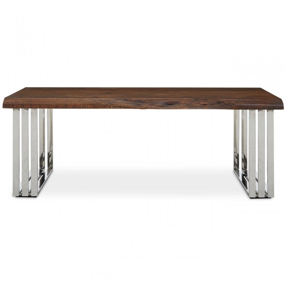 Hampstead Natural And Silver Coffee Table