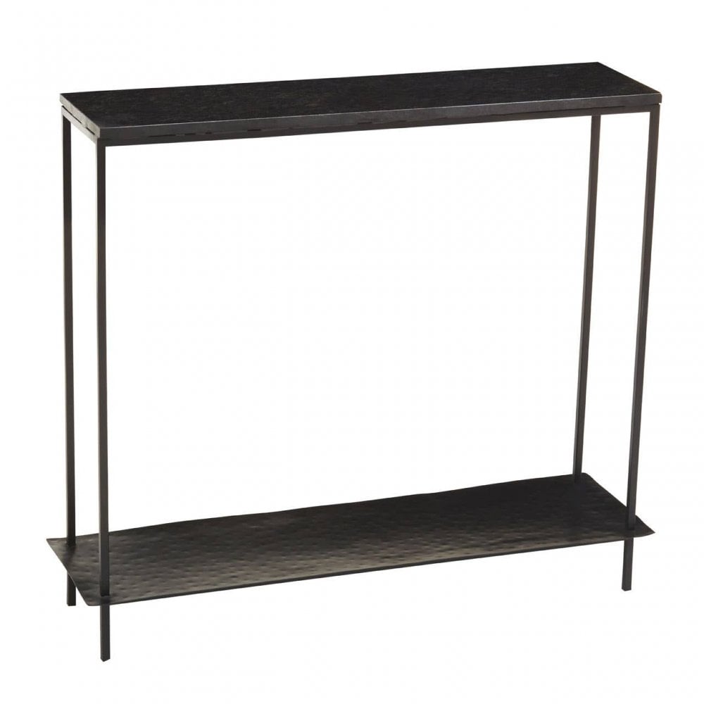 Templar Black Marble Console Table