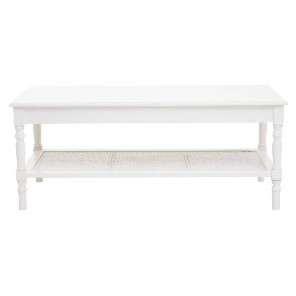 Heritage Pine Wood Ivory Coffee Table