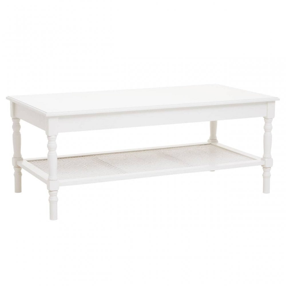 Heritage Pine Wood Ivory Coffee Table