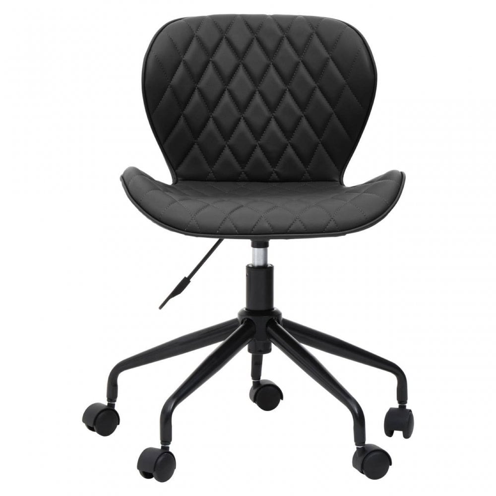 Brent Black Armless Home Office Chair