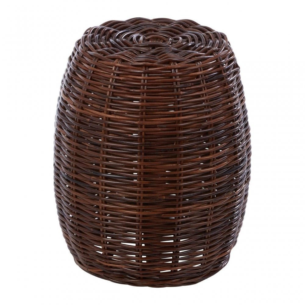 Maka Natural Croco Rattan Stool