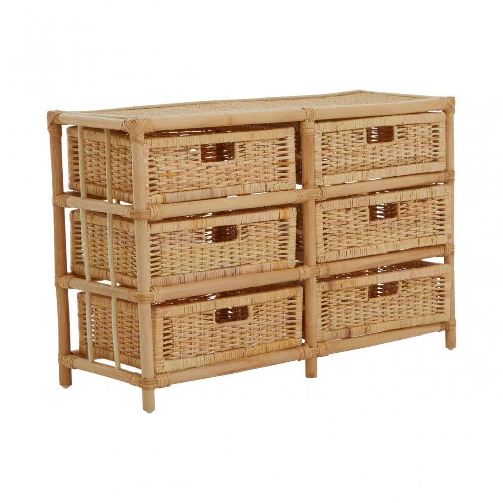 Mataram Six Drawer Chest