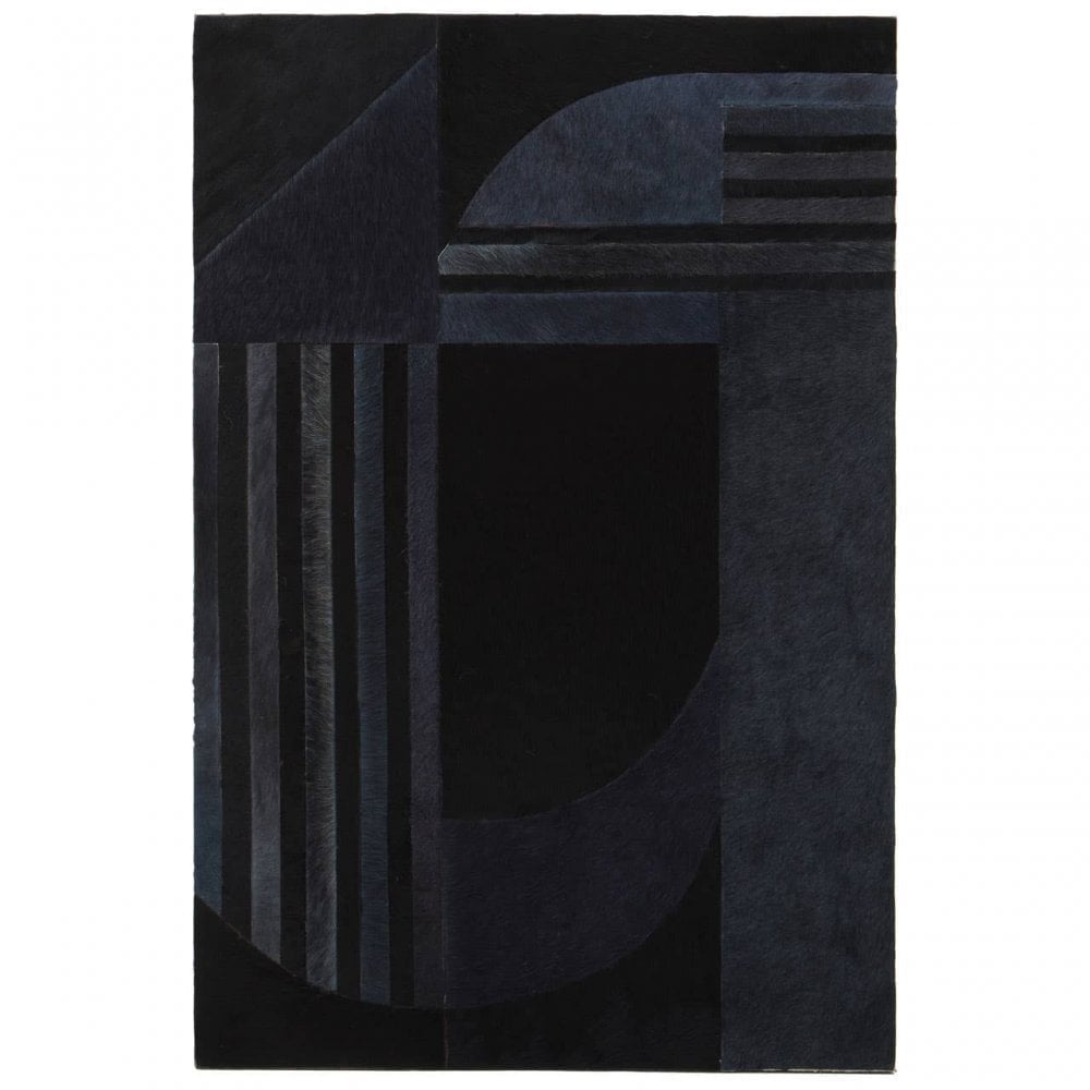 Safira Grey And Black Deco Print Wall Art