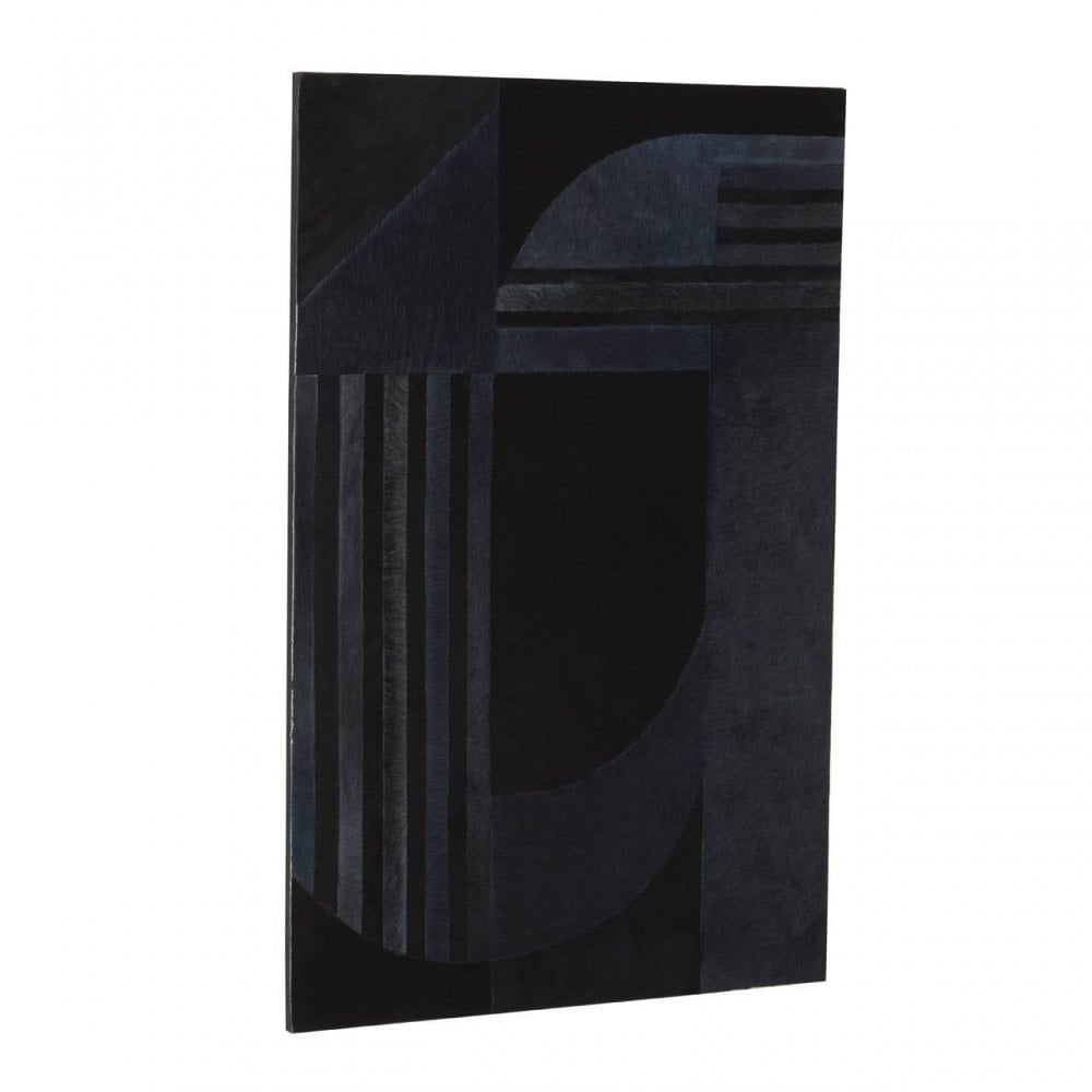 Safira Grey And Black Deco Print Wall Art