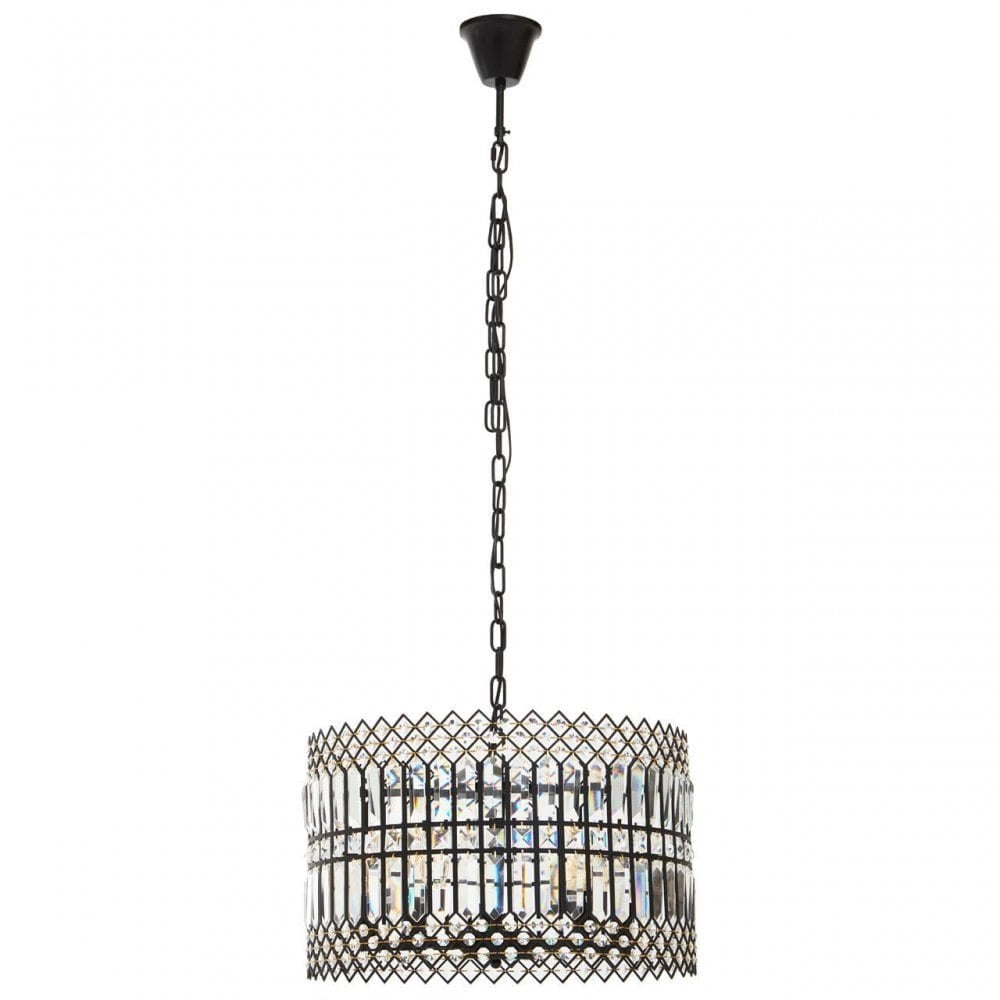 Babylon Five Bulb Crystal Chandelier