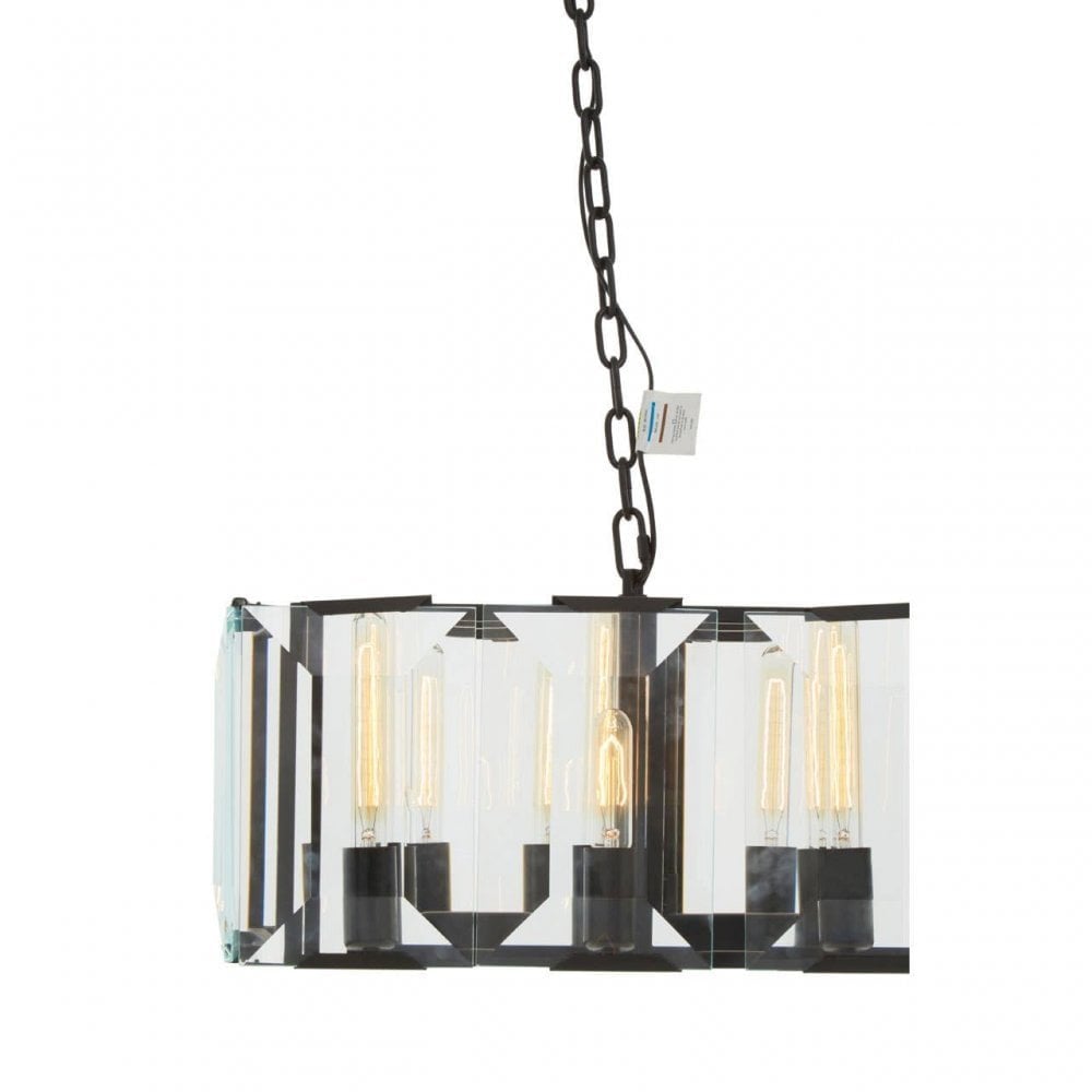 Babylon Black Twelve Bulb Chandelier