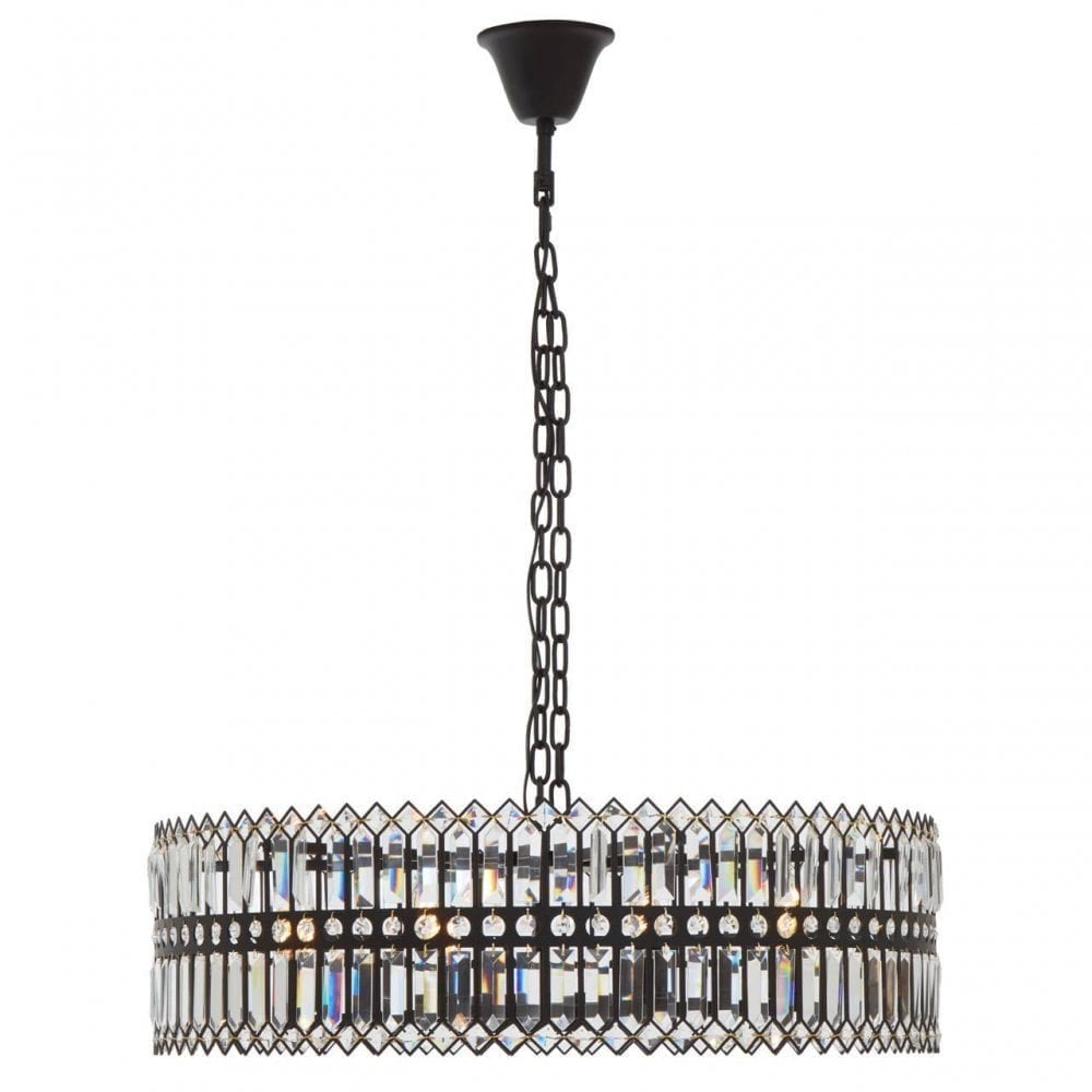 Babylon Eight Bulb Crystal Chandelier