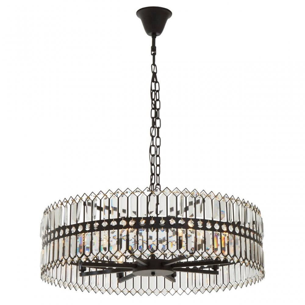 Babylon Eight Bulb Crystal Chandelier