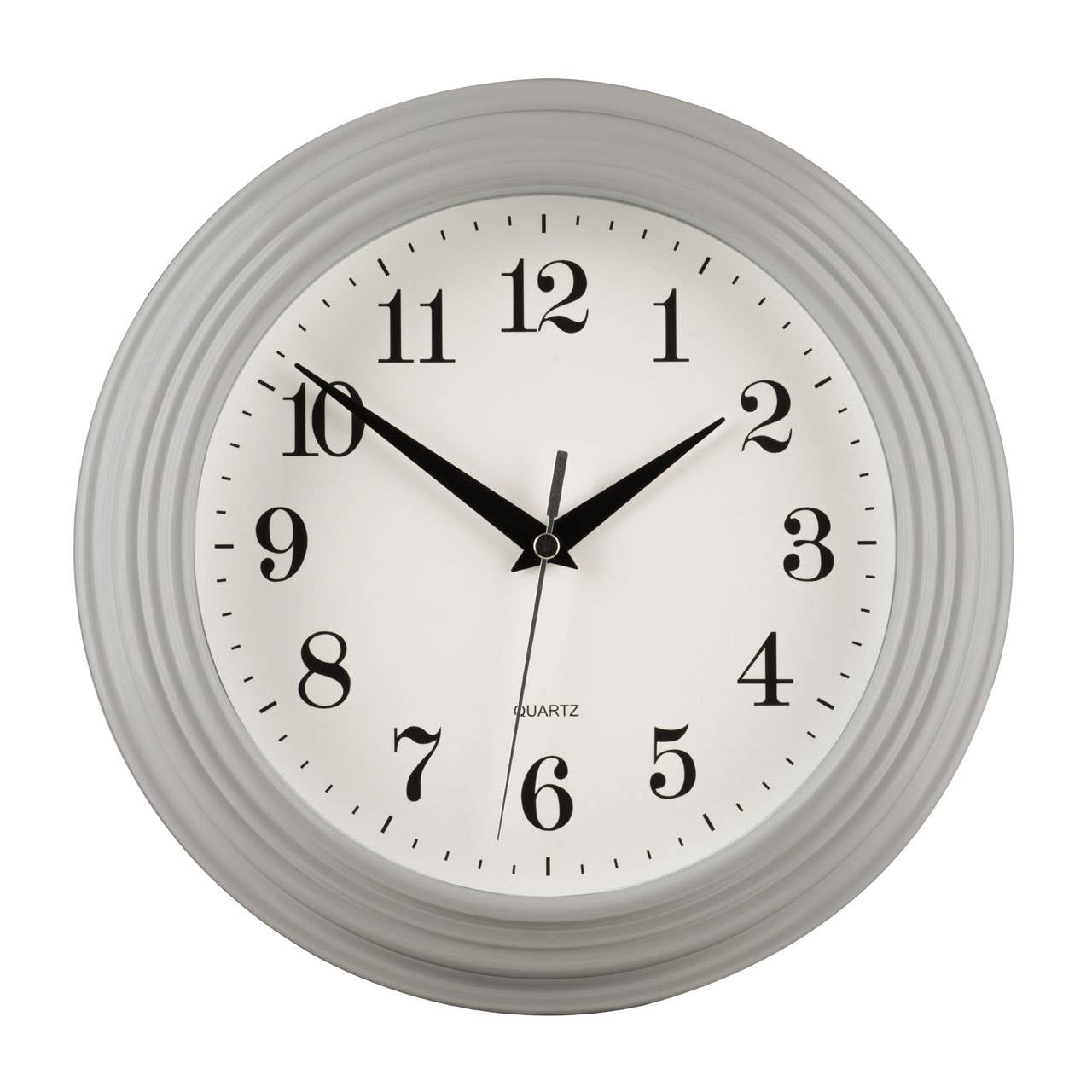 Grey Wall Clock