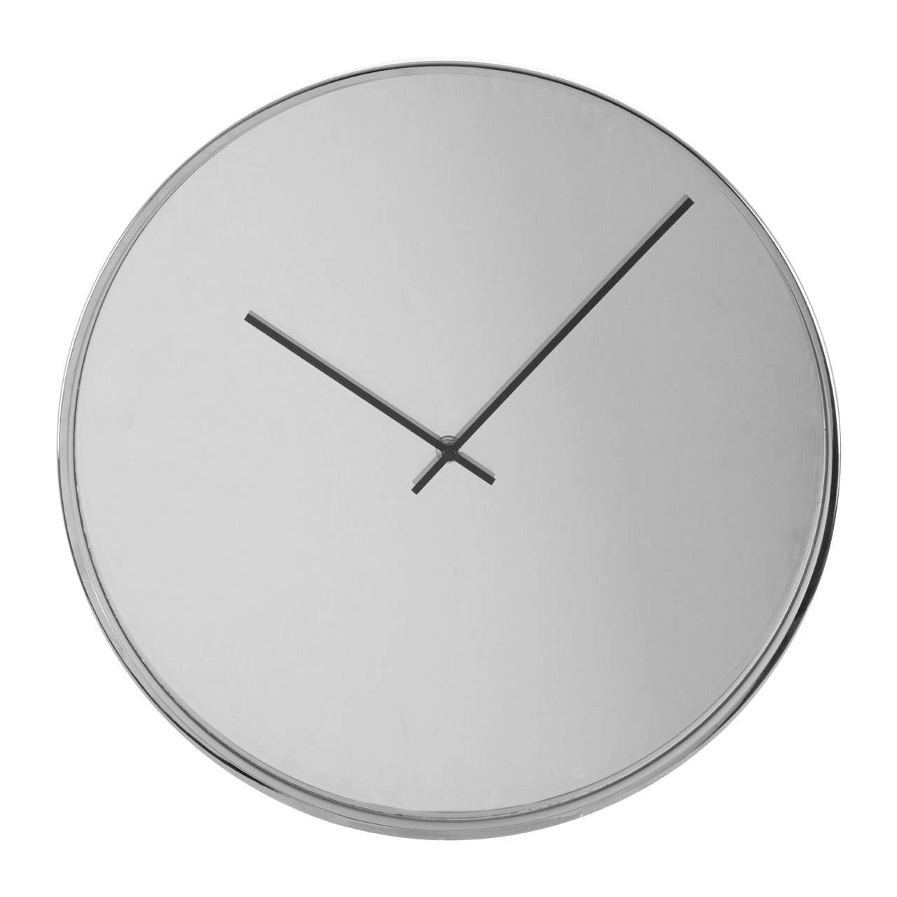 Bailie Chrome/Mirror Wall Clock