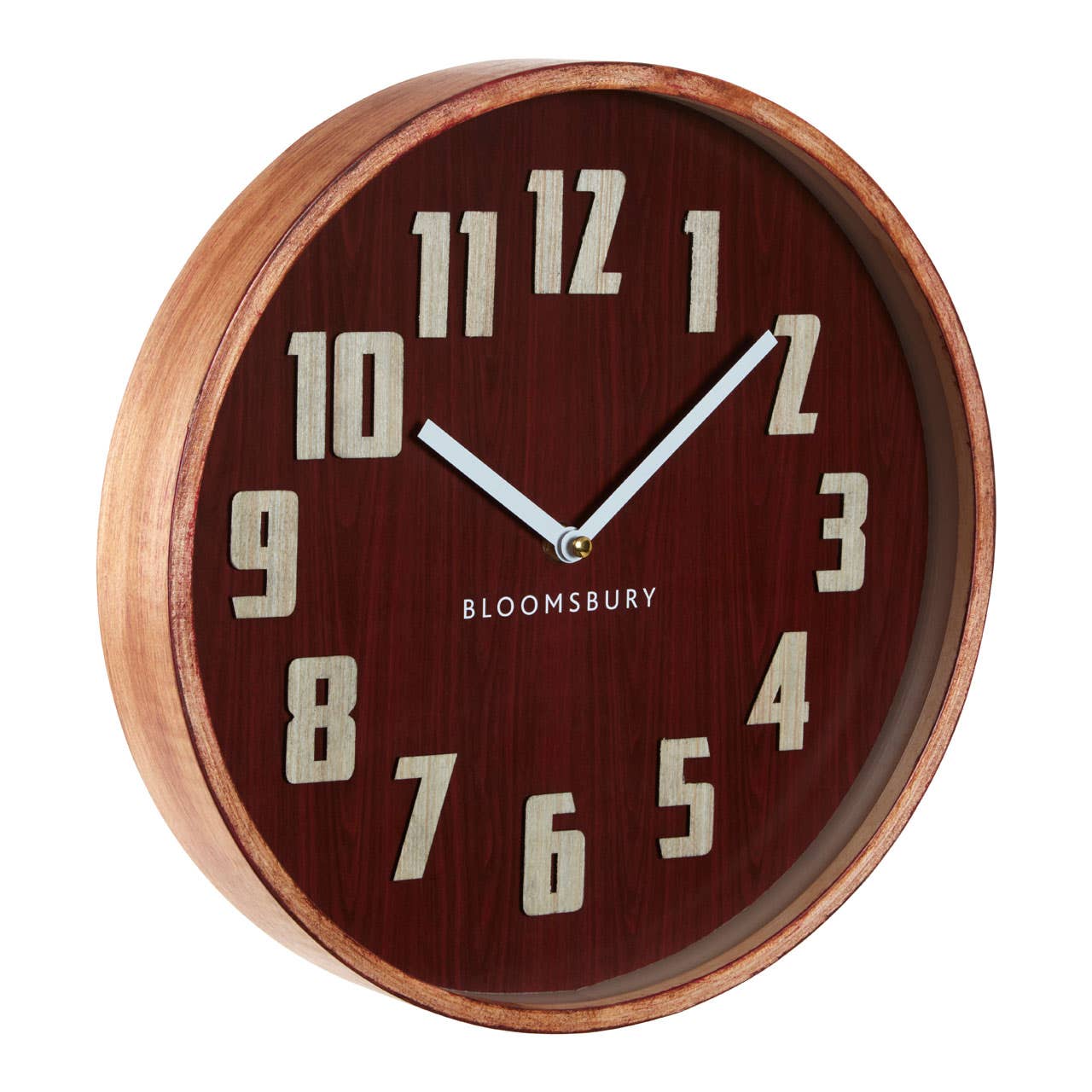 Vitus Red Grain Small Wall Clock