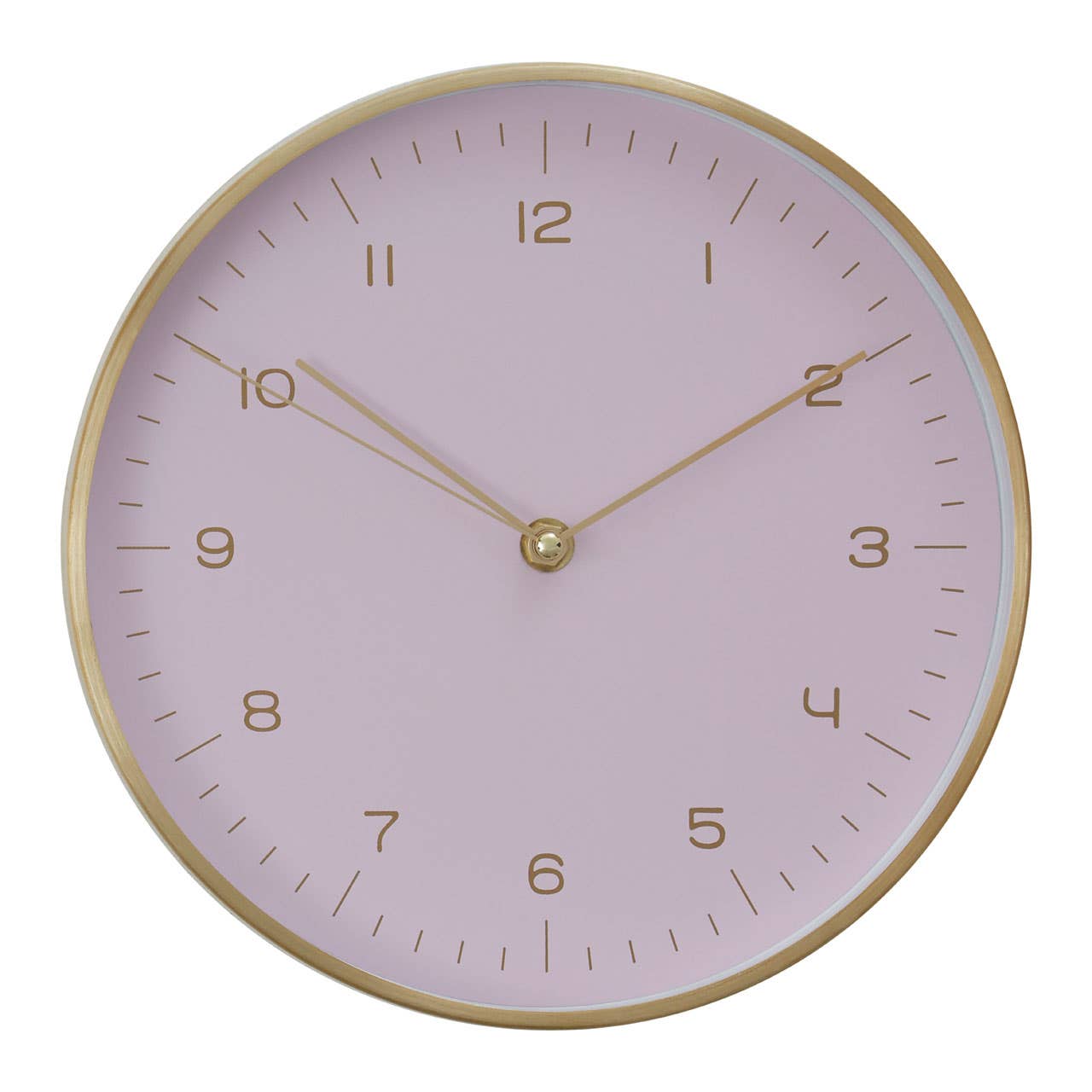 Elko Gold / Pink Finish Wall Clock